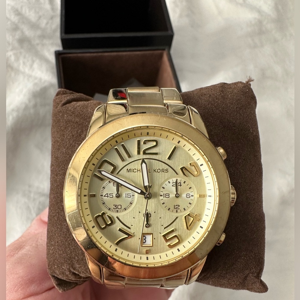 Michael Kors Gold Chronograph Watch